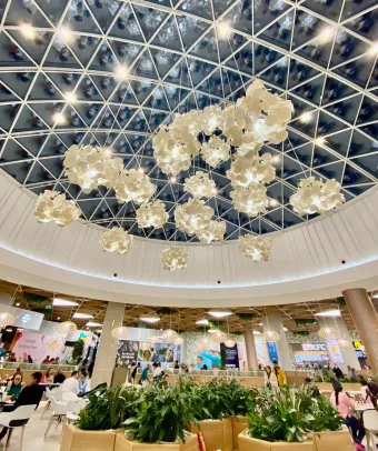 Внутри нового торгового центра KazanMall?