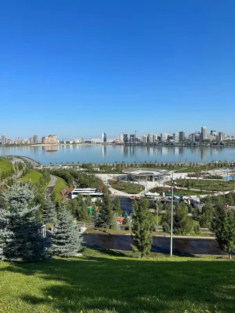 Новый детский парк Елмай на Кремлёвской набережной