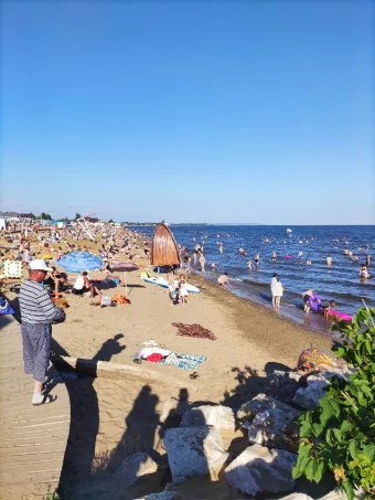 Пляж Камское море